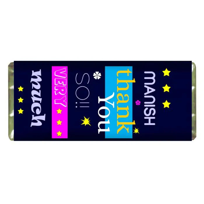Personalised Say 'Thank You' with a Choco Bar