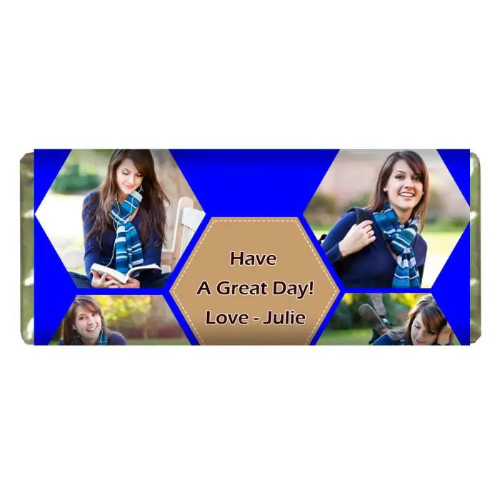 Personalised Beautiful Day wishes Choco Bar