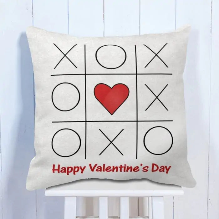 Tic Tac Valentine's Day Cushion Gift For Couple 1