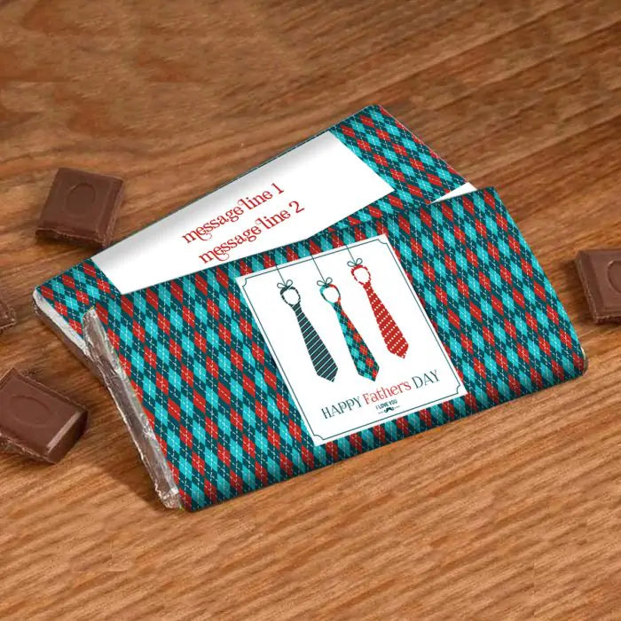 Customized Daddy's Day Choco Bar Gift For Dad 1