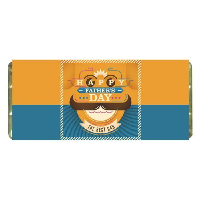 Customized The Best Dad Choco Bar Gift For Father's Day 2