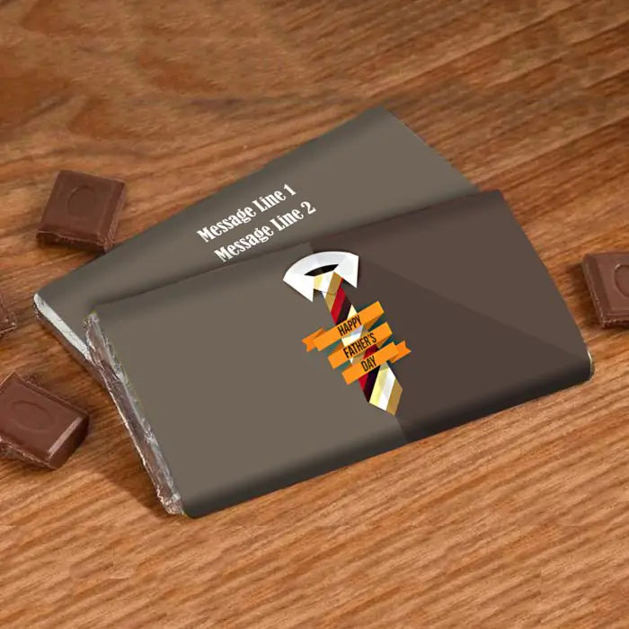 Customized Happy Dad's Day Choco Bar Gift For Father 1