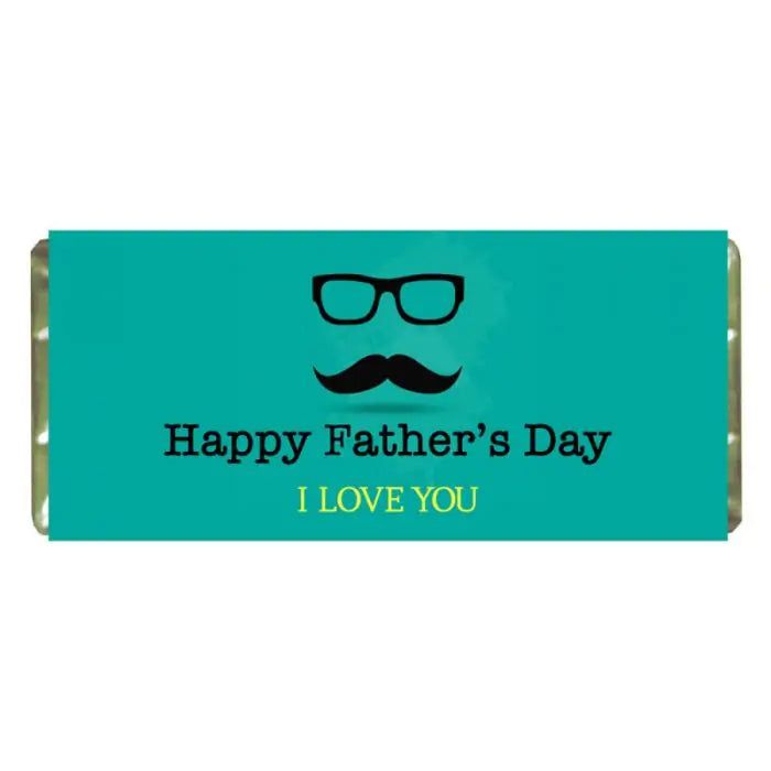 Customized Love You Choco Bar Gift For Father's Day 2