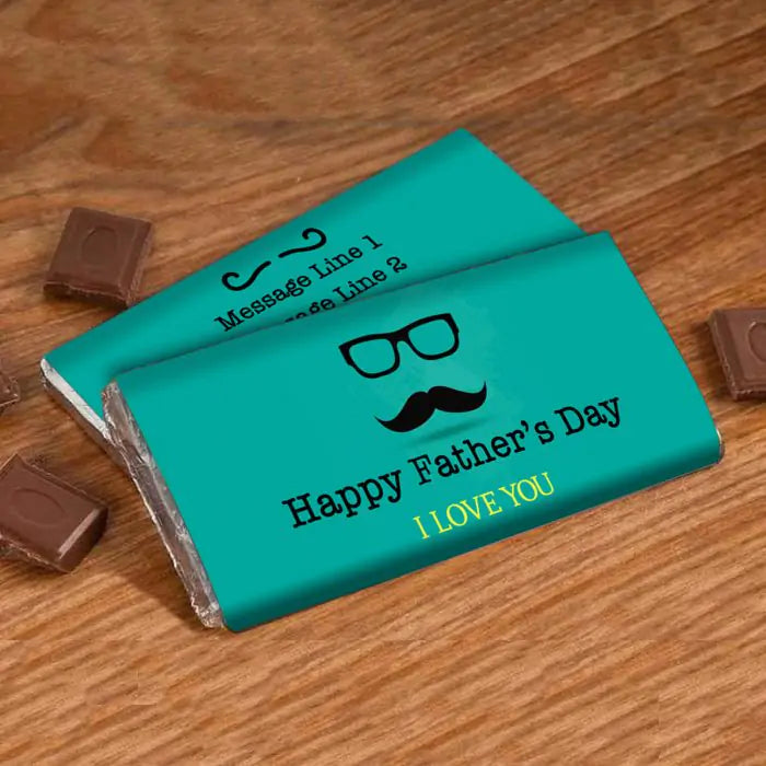 Customized Love You Choco Bar Gift For Father's Day 1