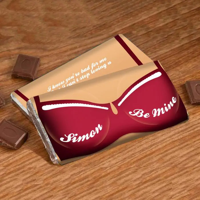 Personalised Choco Bar with Love