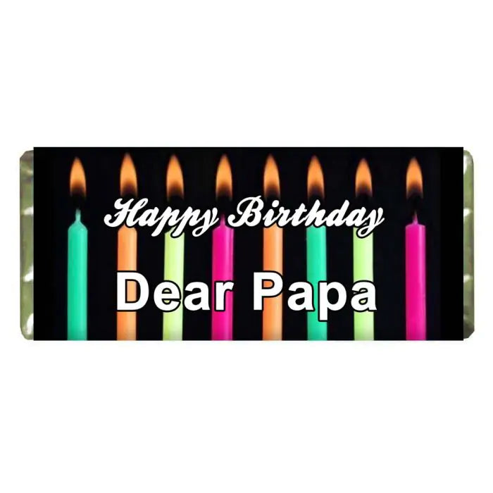 Personalised Choco Bar For Birthday