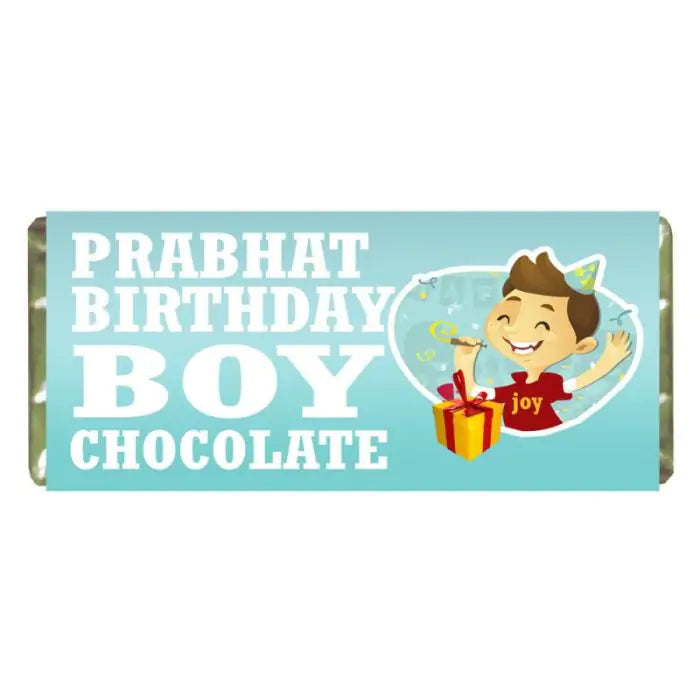 Personalised Choco Bar For Birthday Boy