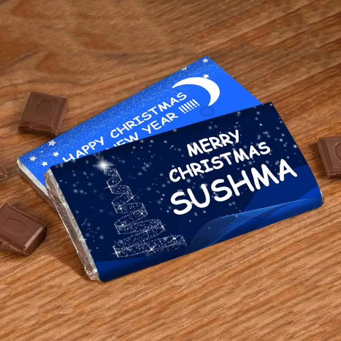 Personalised Choco Bars For Christmas