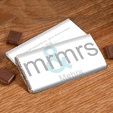 Personalised Choco Bar For Couples