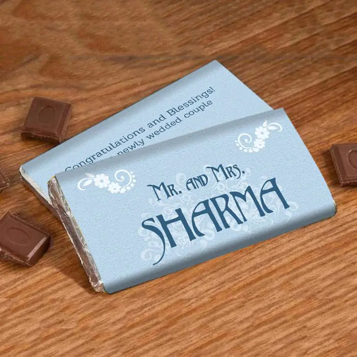 Personalised Choco Bar for the Mr. & Mrs