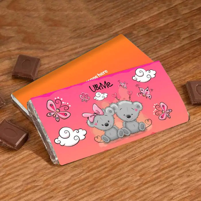 U & Me Personalised Choco Bar