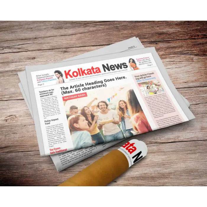 Personalised Birthday Newspaper