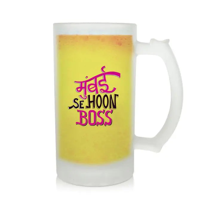 Mumbai Se Hoon Boss Beer Mug