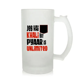 Pyar Is Unlimited Beer Mug