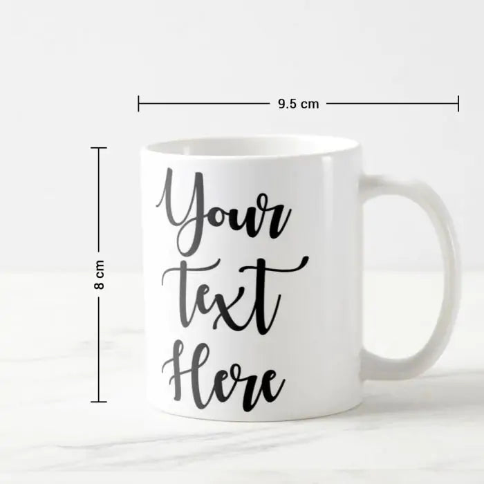 Personalised Text Ceramic Mug