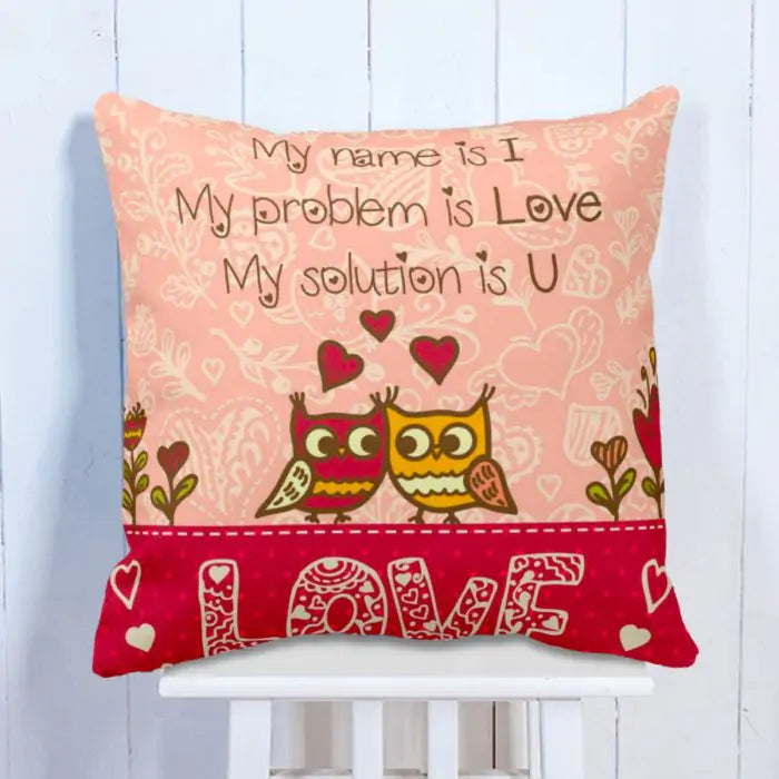 My Problem Is Love Cushion Gift For Couple 5
