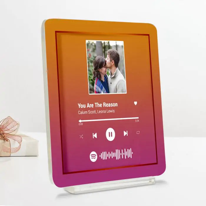 Personalised Spotify Love Song Plaque