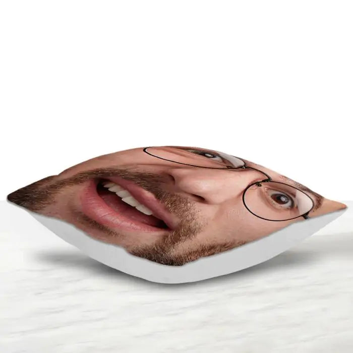 Personalised Your Face Cushion Man