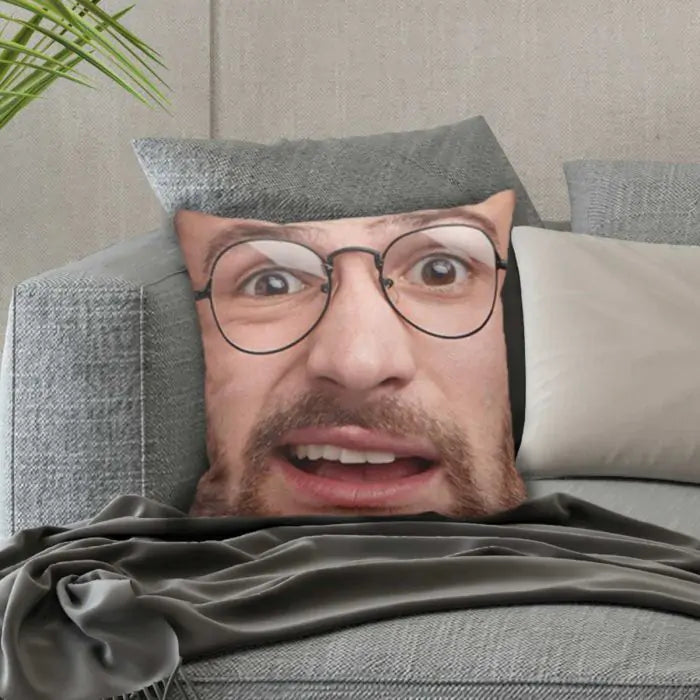 Personalised Your Face Cushion Man