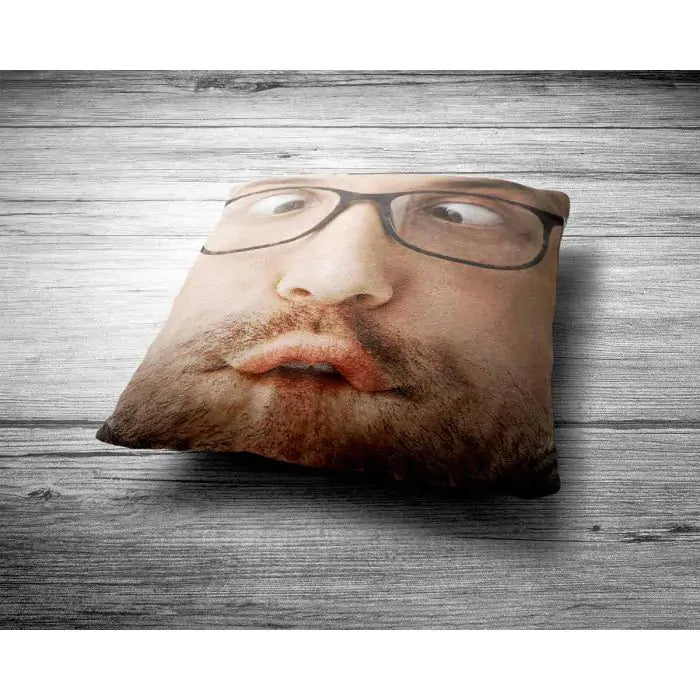 Personalised Your Face Cushion Man