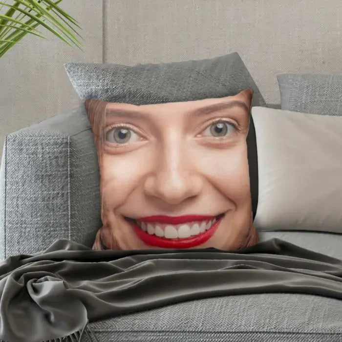 Personalised Your Face Cushion Woman