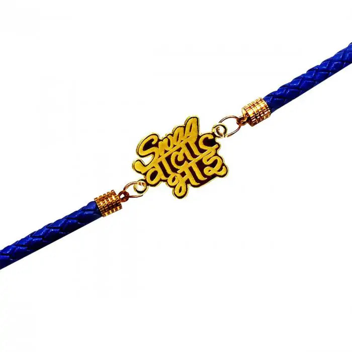 Swag Wala Bhai Style Designer Bracelet Rakhi for Handsome Brother-3