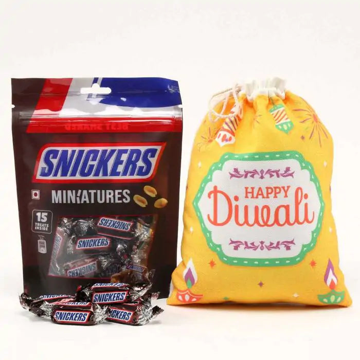 Snickers Peanut Miniatures Diwali Potli-2