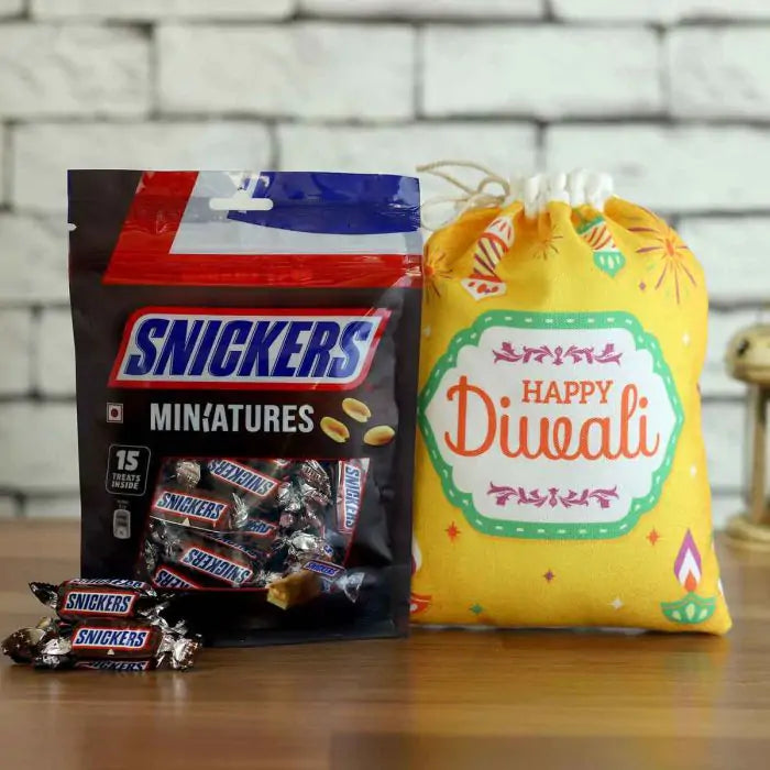 Snickers Peanut Miniatures Diwali Potli-1