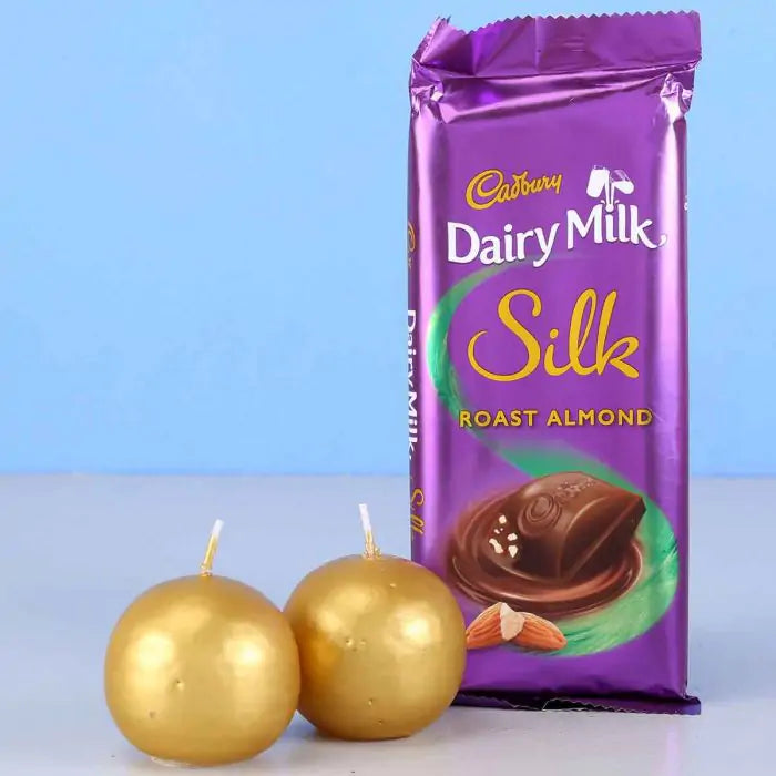 Dairy Milk Silk Roast Almond & Candles-2