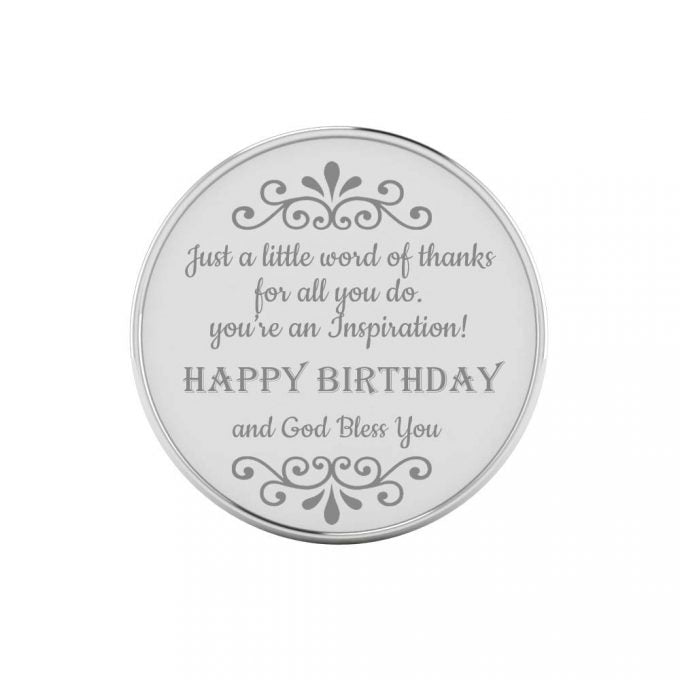 Fabulous Customized Birthday Silver Coins-2