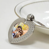 Personalised Photo Heart Keychain
