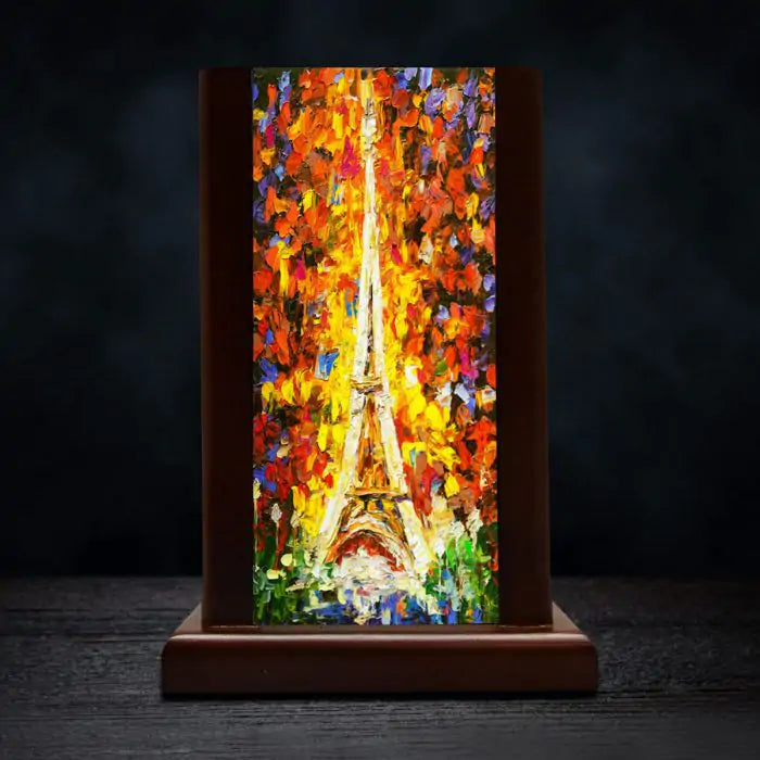 Eiffel Tower Wooden Lamp-2