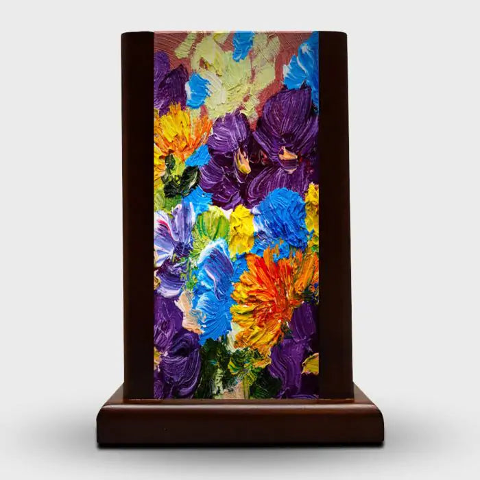 Wild Flowers Wooden Lamp-1
