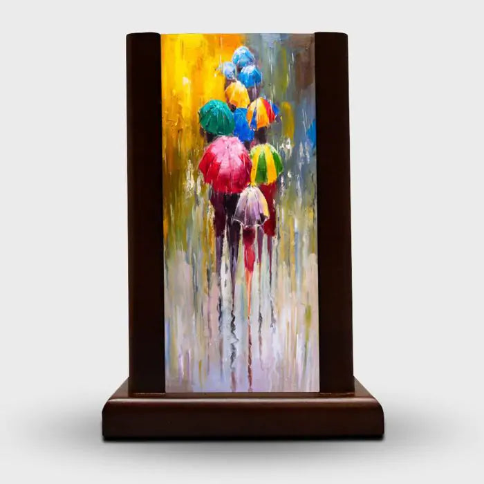 Monsoon Love Wooden Lamp-1