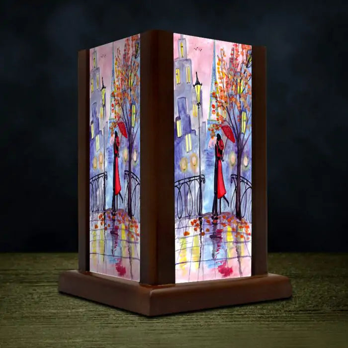 Our Love Wooden Lamp-4
