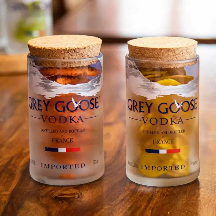 Order Grey Goose Bottle Jars (Set of Two) online at lowest prices