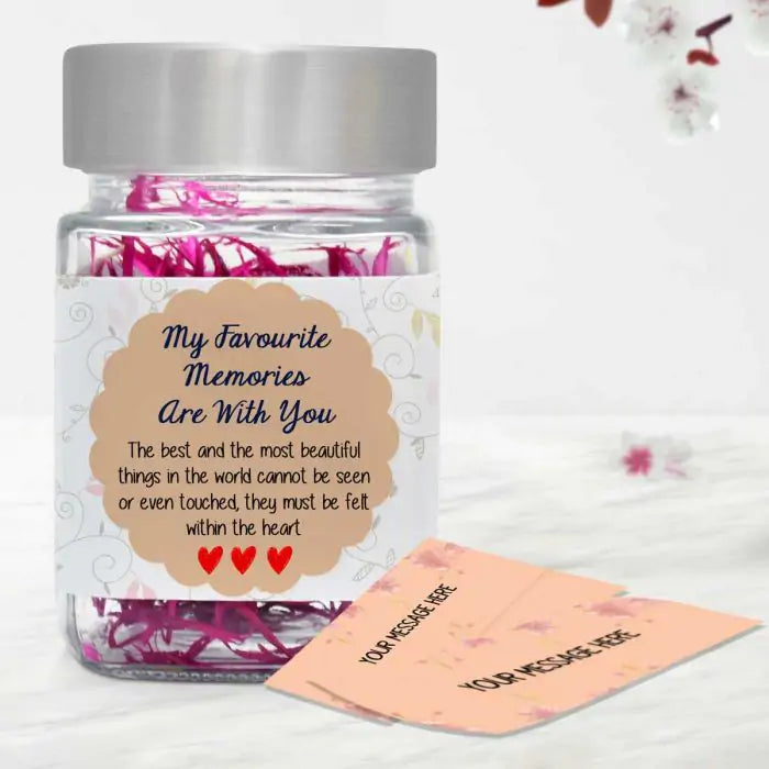 Personalised Memories Jar Gift