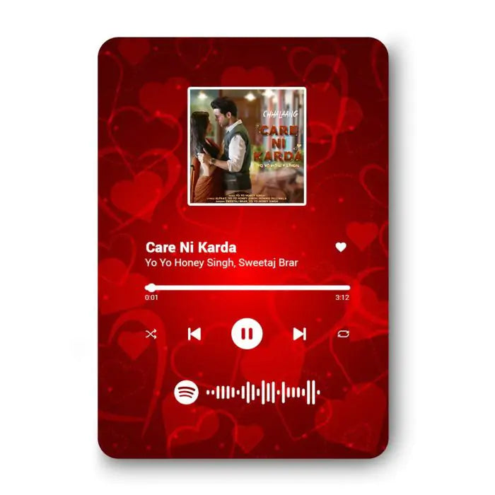 Personalised Spotify Magnet