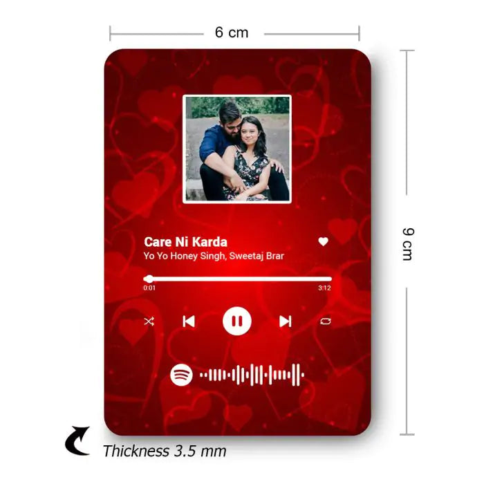 Personalised Spotify Magnet