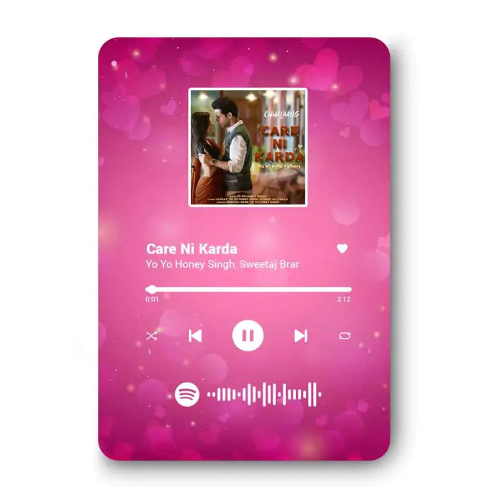 Personalised Spotify Magnet