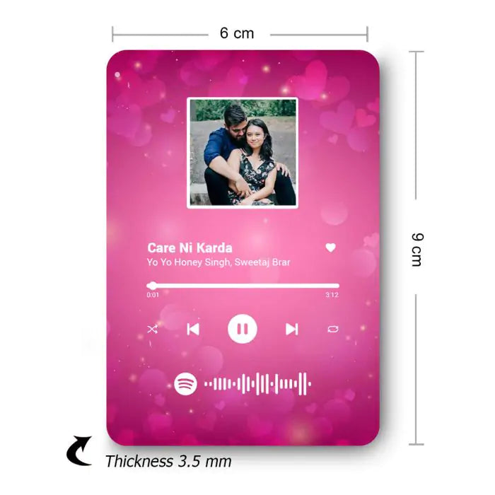 Personalised Spotify Magnet