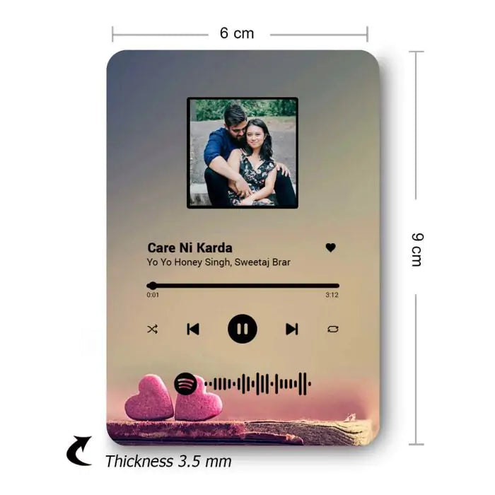 Personalised Spotify Magnet