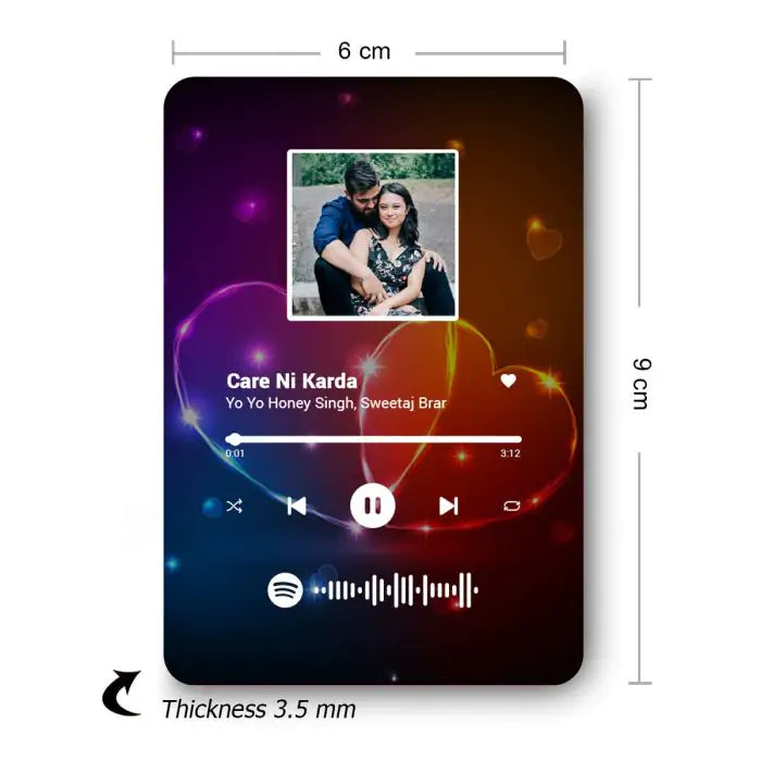 Personalised Spotify Magnet