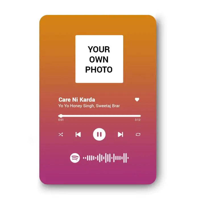 Personalised Spotify Magnet