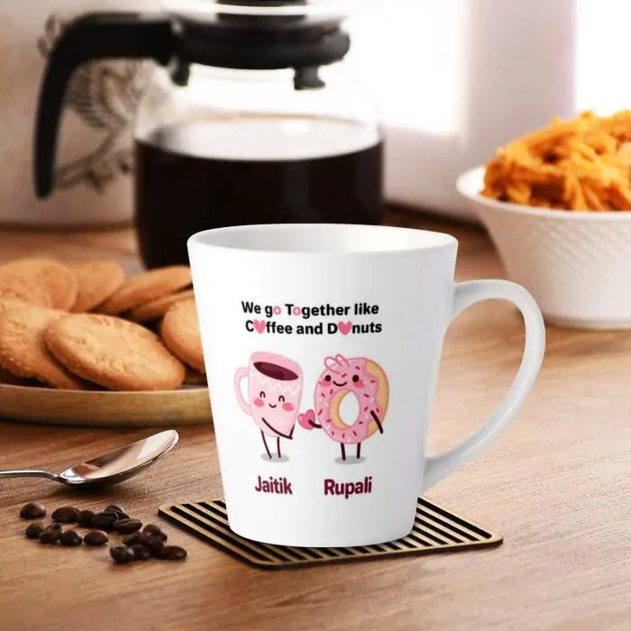 Coffee & Doughnuts Conical Mug