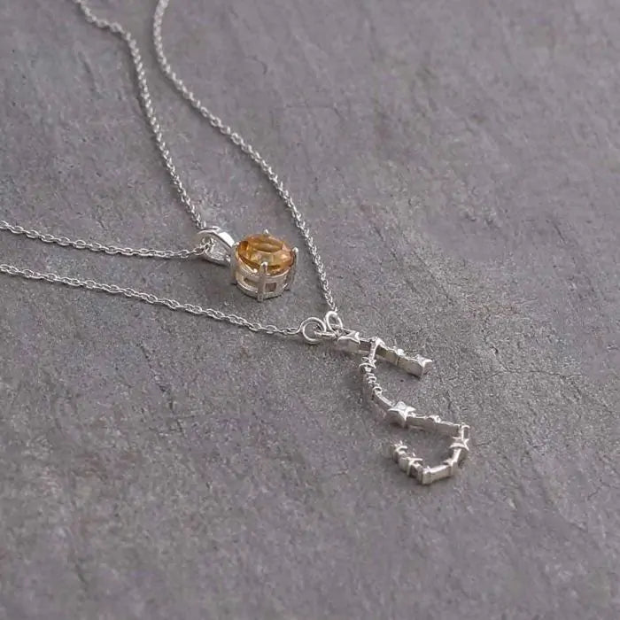 Scorpio shop topaz necklace