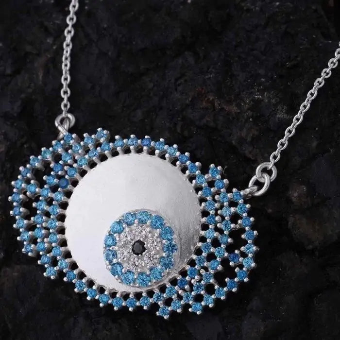 Evil Eye Necklace - Blue-1