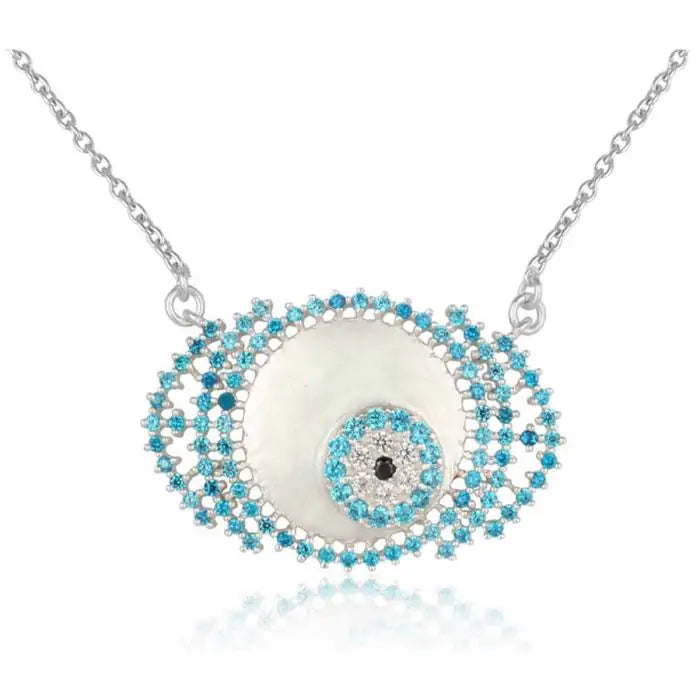 Evil Eye Necklace - Blue-2