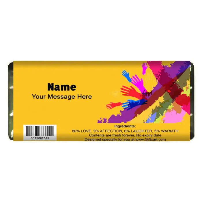 Pichkari of Colours - Holi Themed Choco Bar