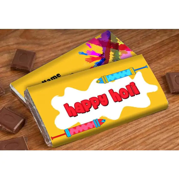 Pichkari of Colours - Holi Themed Choco Bar